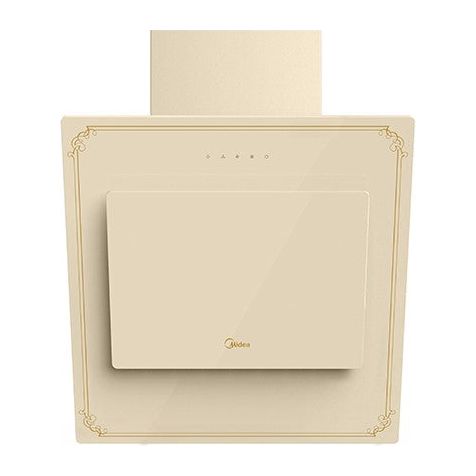 קולט אדים 60 סמ שמנת MIDEA MH60J82ET24IB-IR