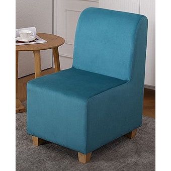 כורסא מעוצבת ריפוד קטיפה כחול ROSSO ITALY