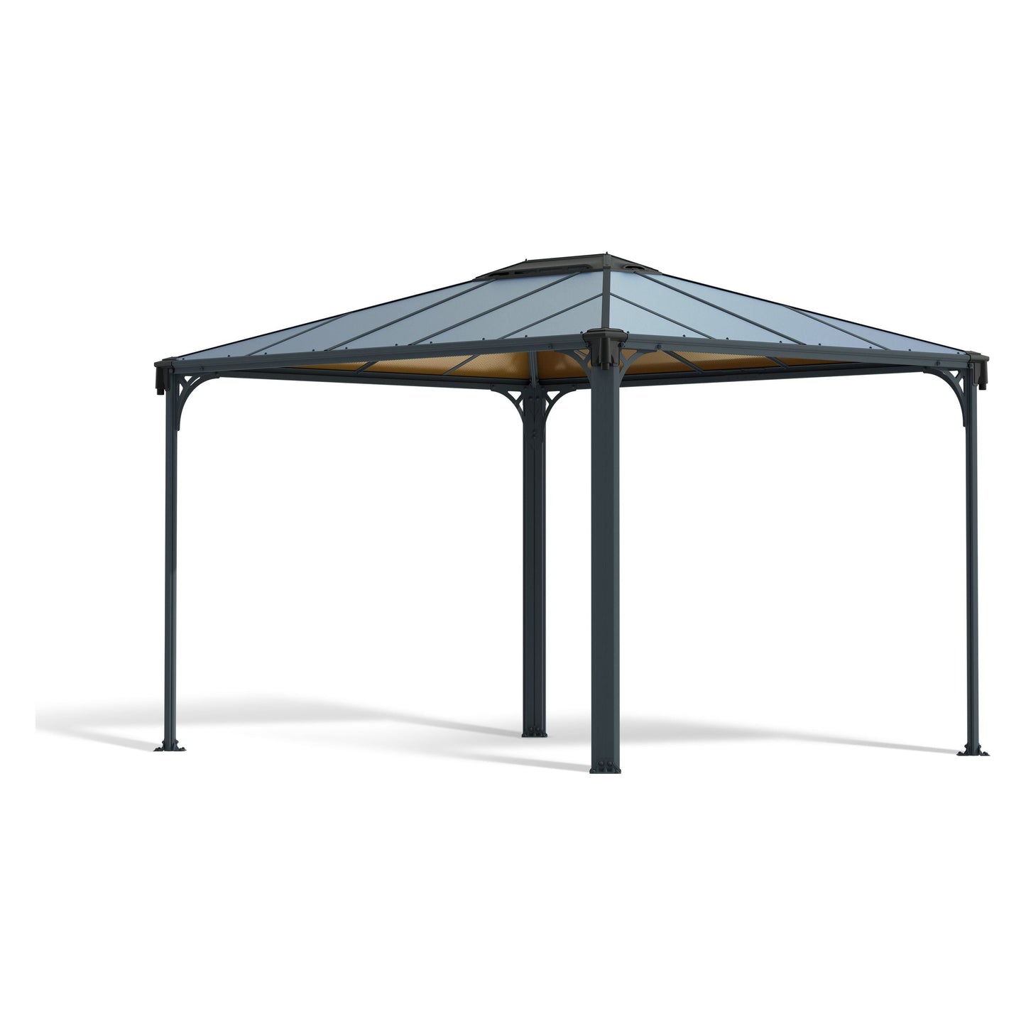 גזיבו לגינה Martinique אפור כהה 3X3.6 מבית פלרם - Canopia