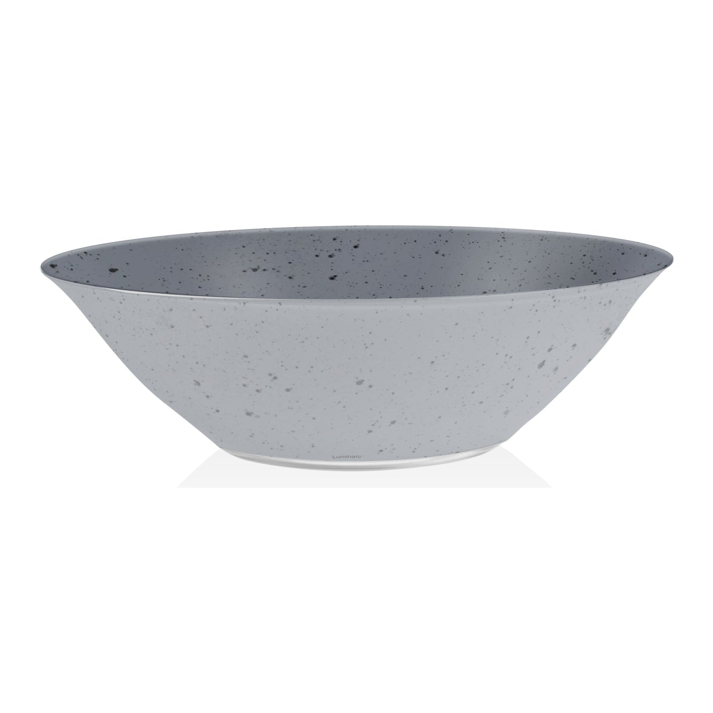 קערה 27 סמ סמפלי אפור מנוקד