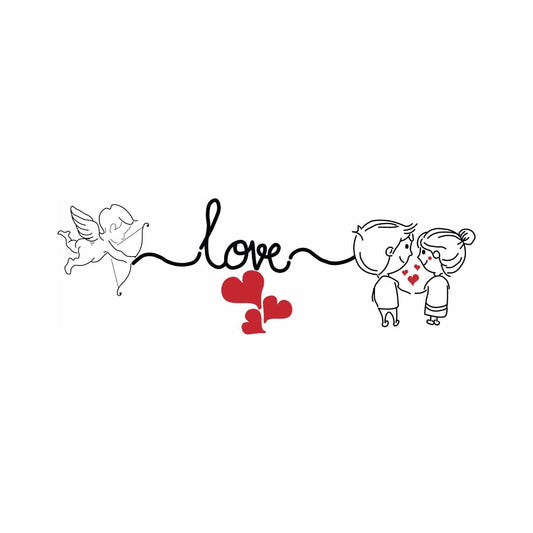 ציפית לכרית 50*120 דגם סיפור אהבה