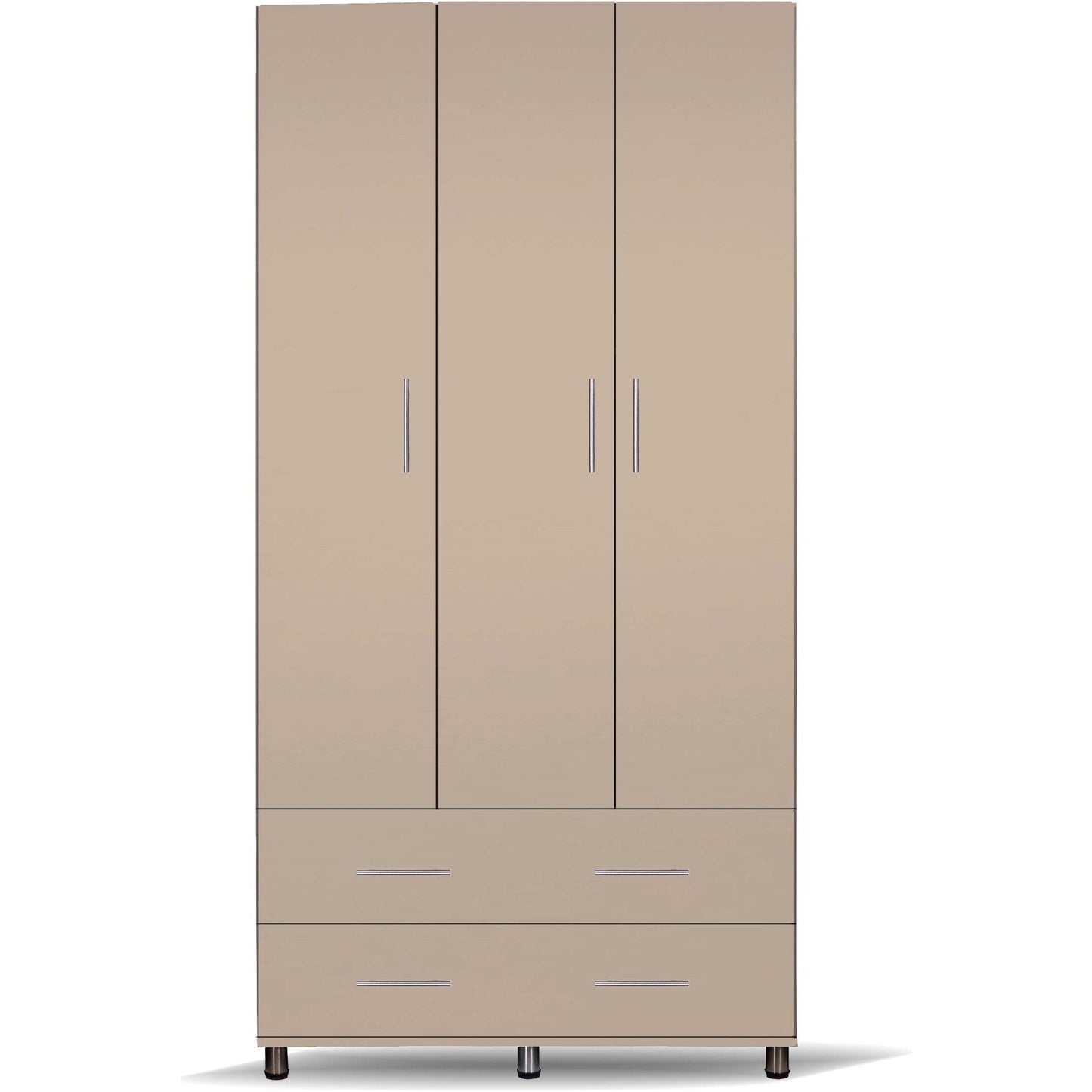 ארון בגדים מיטל 3 דל ת.צרה 2 מגירות