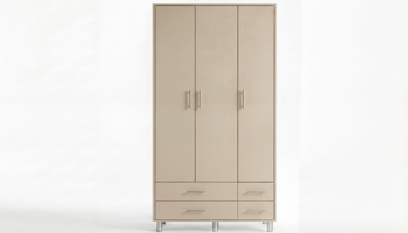 ארון בגדים מיטל 3 דל ת.צרה 2 מגירות