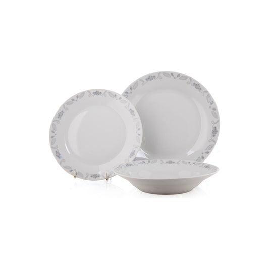 סט צלחות פורצלן 18 חלקים, דגם Aquarel נעמן