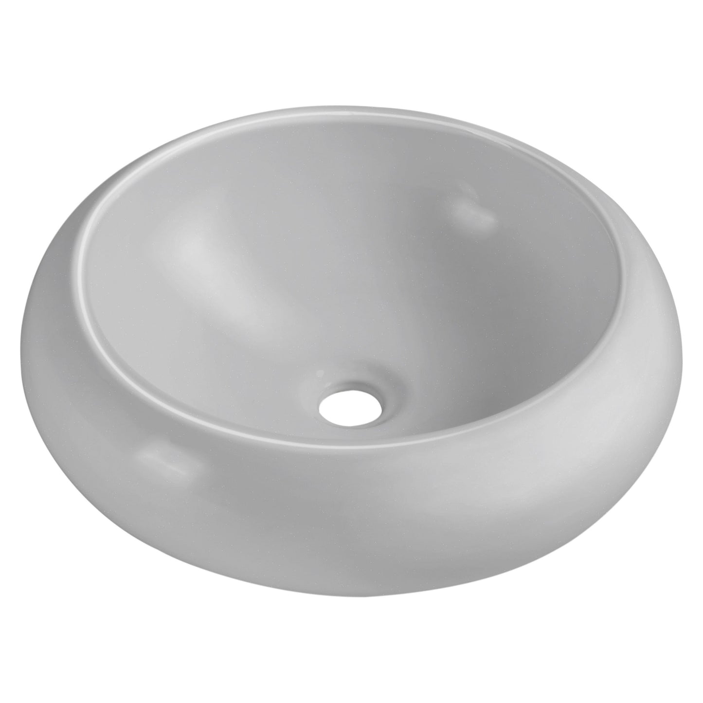 כיור מונח עגול מלגה 460*130 ס"מ אפור בהיר מט