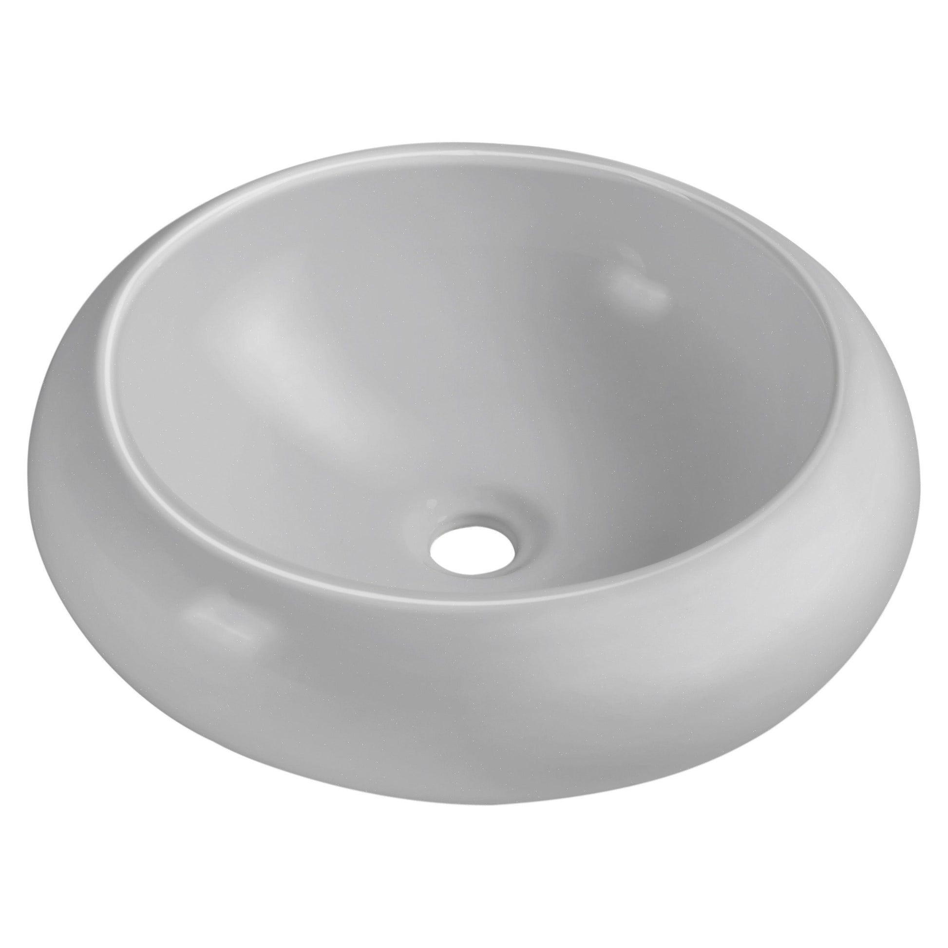 כיור מונח עגול מלגה 460*130 ס"מ אפור בהיר מט