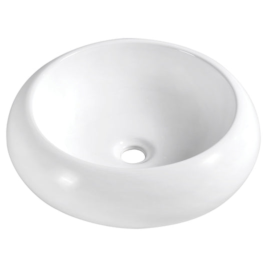 כיור מונח עגול מלגה 460*130 ס"מ לבן מט