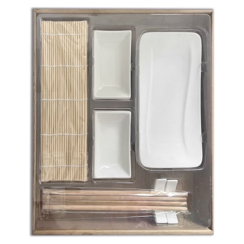 מארז 10 חלקים להגשת סושי זוגי