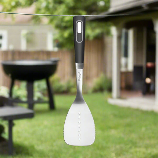 תרווד נירוסטה עם ידית שחורה