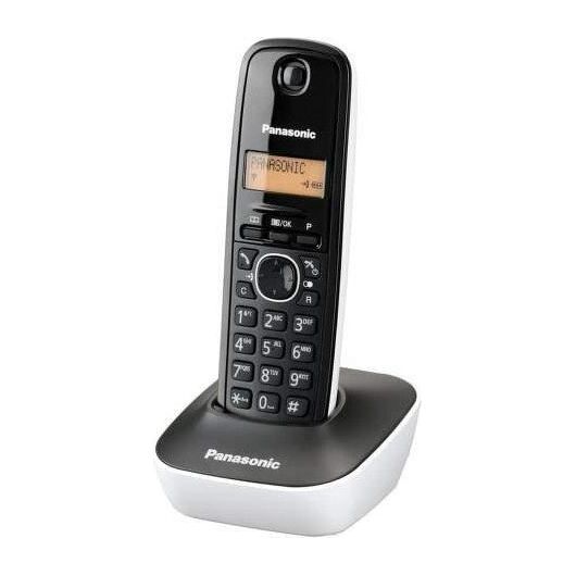 טלפון אלחוטי Panasonic KXTG1611 שחור לבן