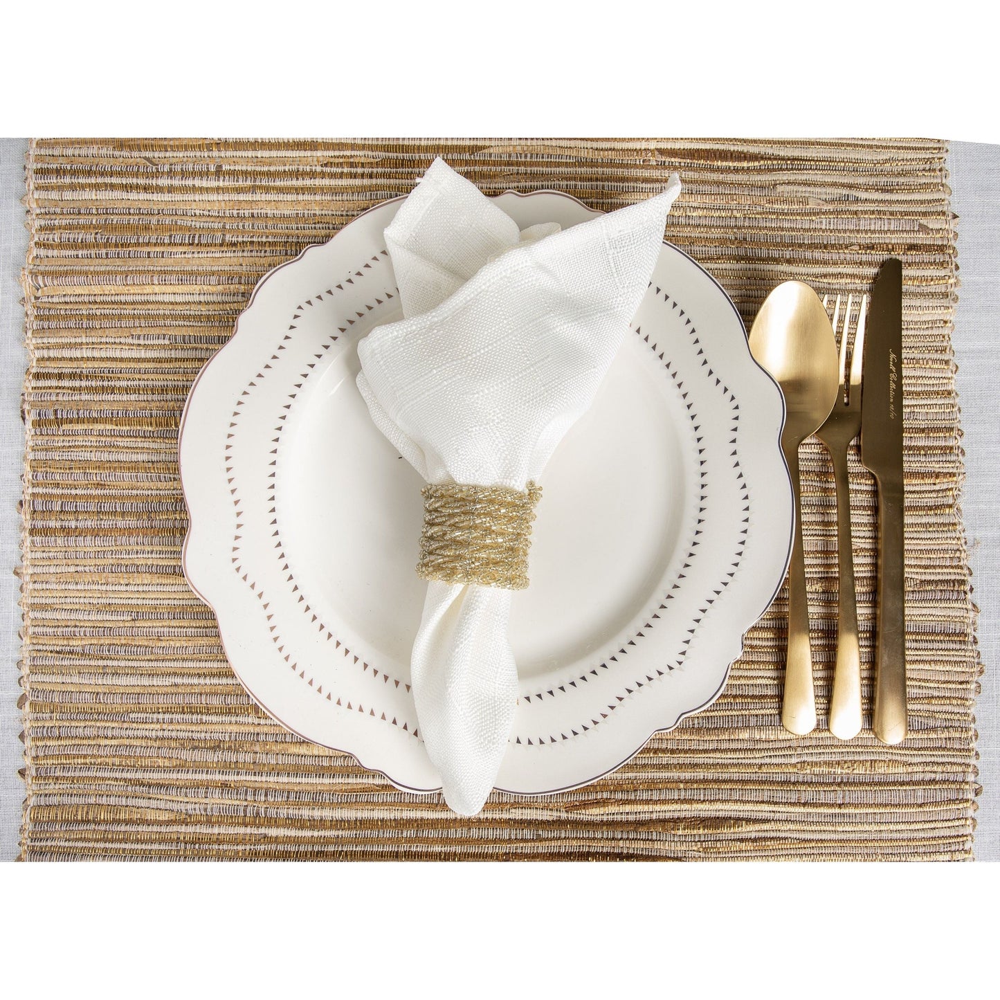 סט 4 יחידות חבק למפית נועה שמפניה