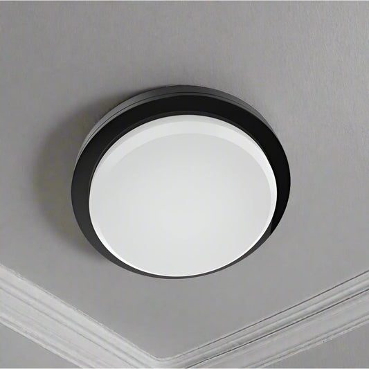 צמוד תקרה שחור ABSOLUTE 30W IP65 אור קר