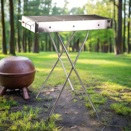 מנגל ענק מגולוון 30*70 ס"מ נירוסטה