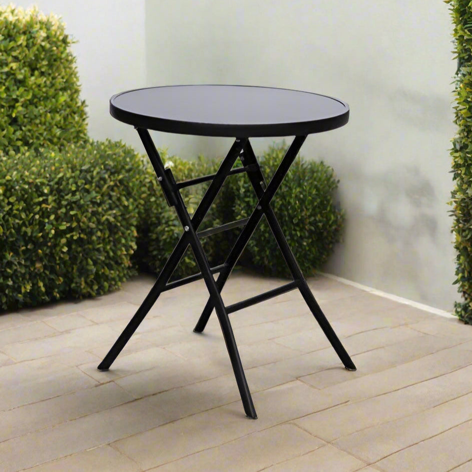 שולחן מתקפל ניו יורק 60 ס"מ שחור