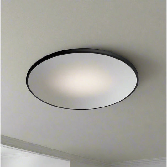 צמוד תקרה שחור TIME 12W קוטר 18ס"מ IP40 CCT