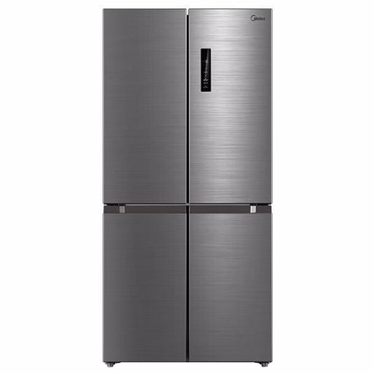 מקרר נירוסטה 4 דלתות, 470 ליטר, MIDEA, דגם HQ–611RWEN