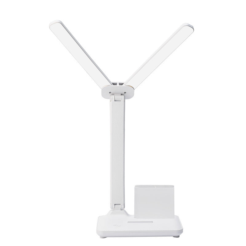 מנורת שולחן שני ראשים קטנה נטענת USB