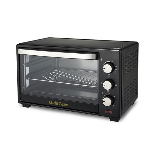 טוסטר אובן 21 ליטר שחור דגם ATL-6621 של GOLD LINE