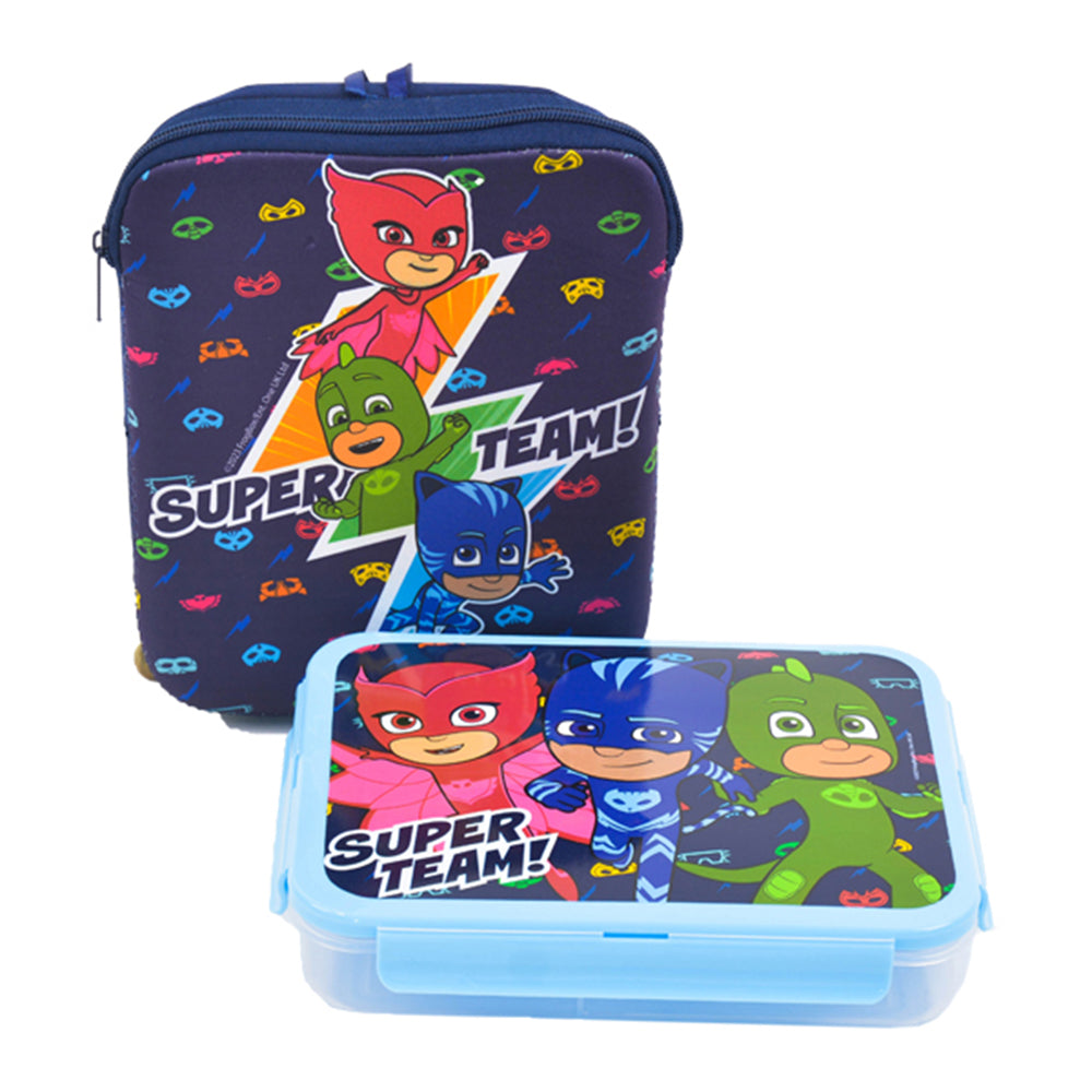 קופסת אוכל מחולקת עם תיק כוח פי גיי