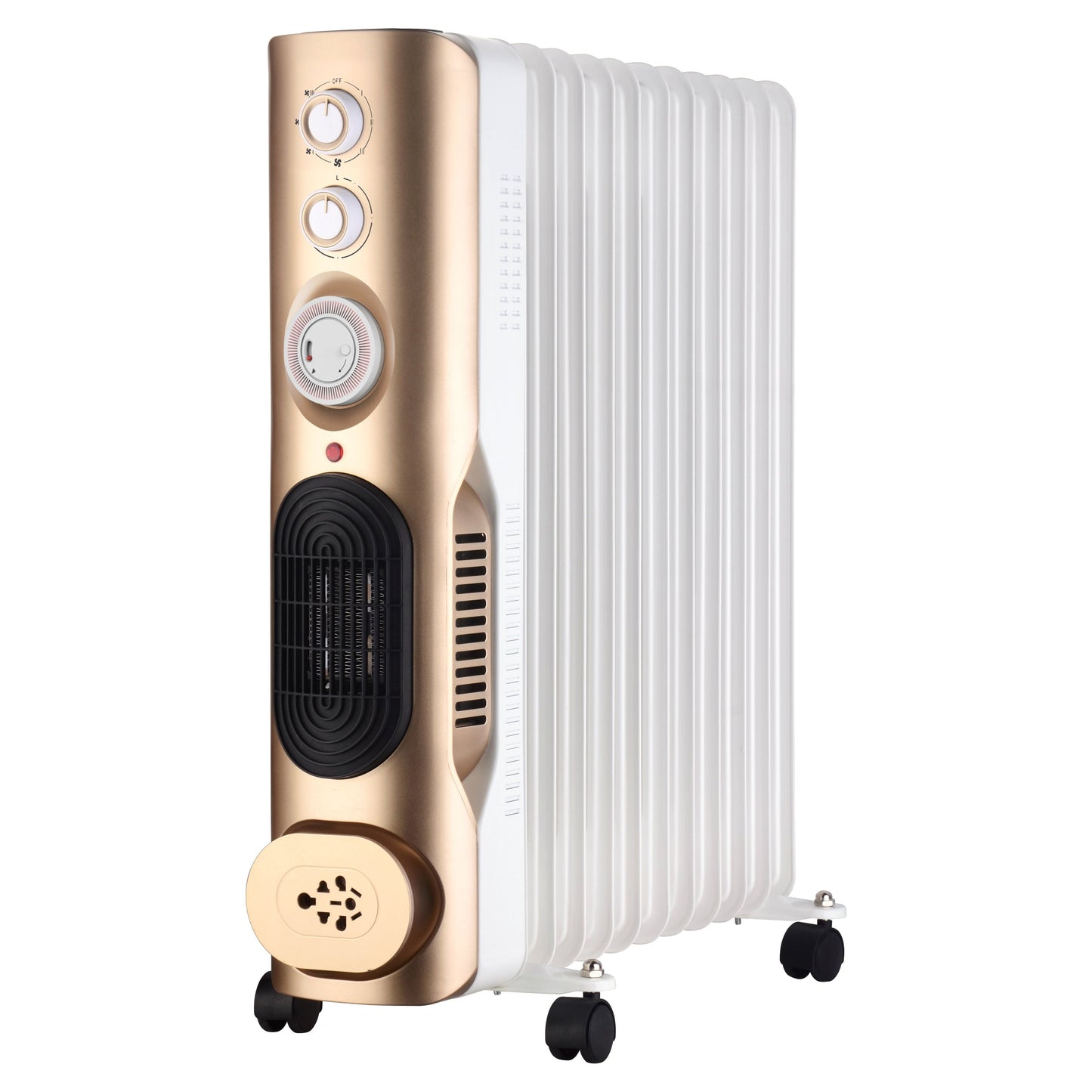 רדיאטור 11 צלעות, סדרת לפלנד דגם NSC-7H2D עם מפזר חום, טיימר