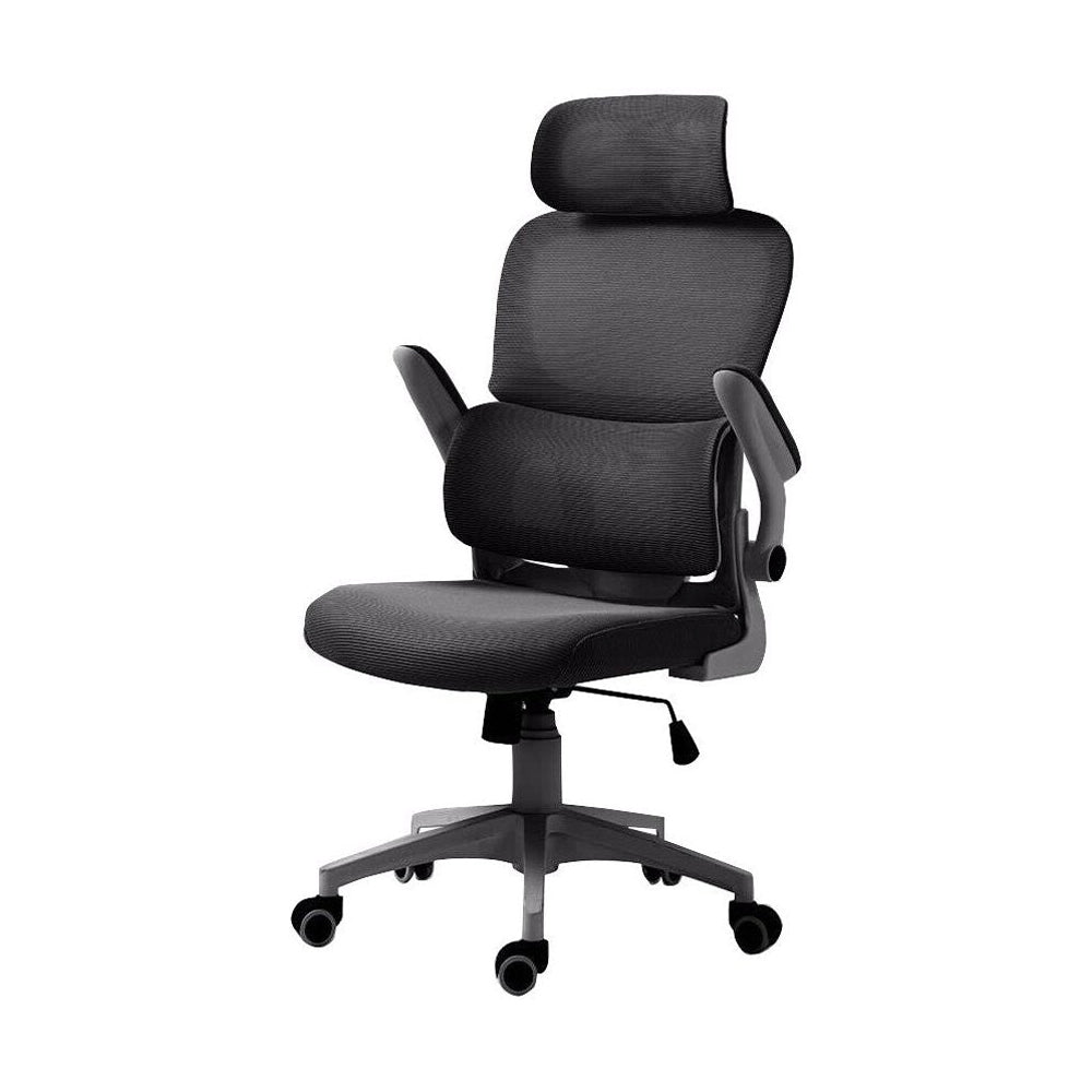 כיסא משרדי מרופד, שחור