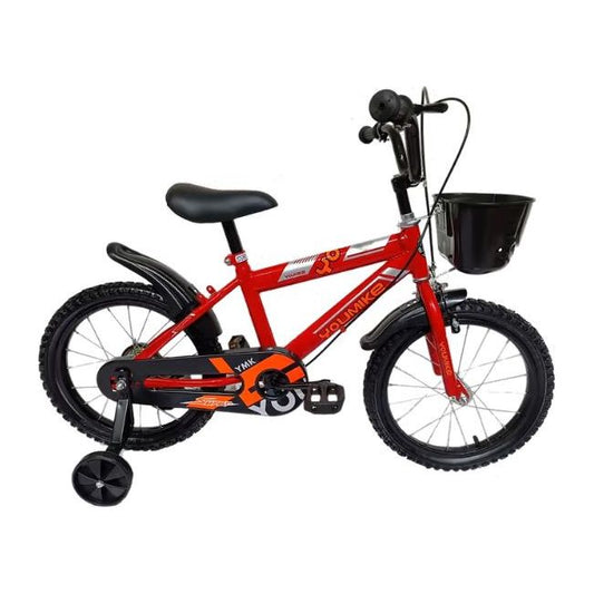 אופני ילדים קלות גודל 16 אינץ דגם RSM-1031 מבית ROSSO ITALY הבחירה המושלמת לילדים שלכם. אדום