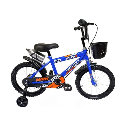 אופני ילדים קלות כולל מתקן לבקבוק מים גודל 12 אינץ דגם RSM-1026 מבית ROSSO ITALY כחול