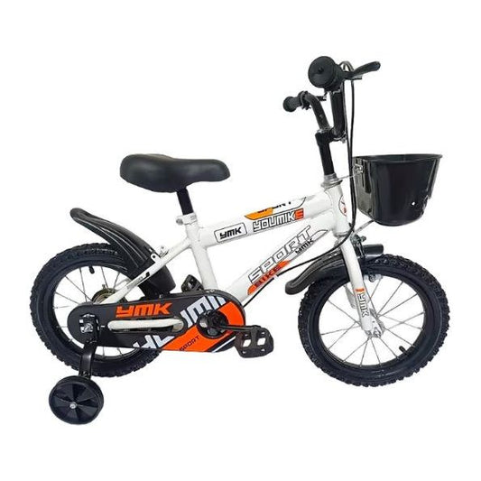אופני ילדים קלות גודל 16 אינץ דגם RSM-1025 מבית ROSSO ITALY הבחירה המושלמת לילדים שלכם.לבן