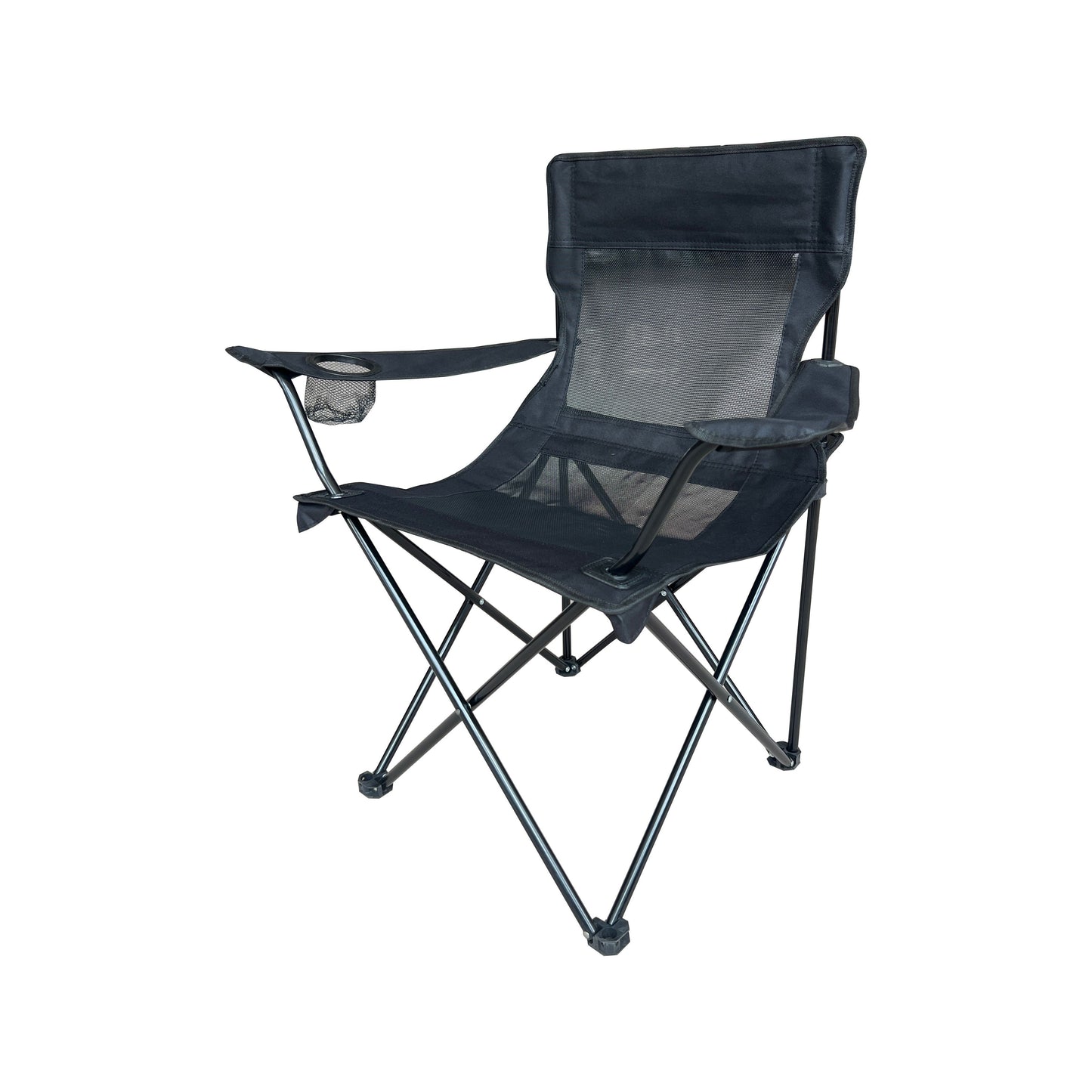 כסא קמפינג רשת שחור