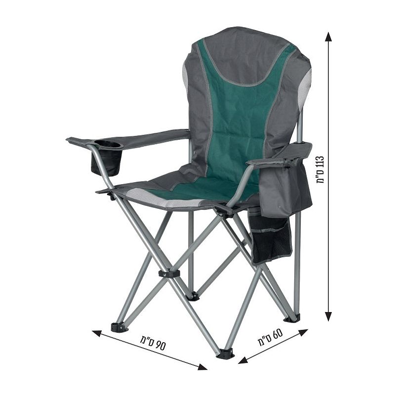 כסא קמפינג מפואר סהרה ירוק