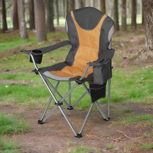 כסא קמפינג מפואר סהרה צהוב