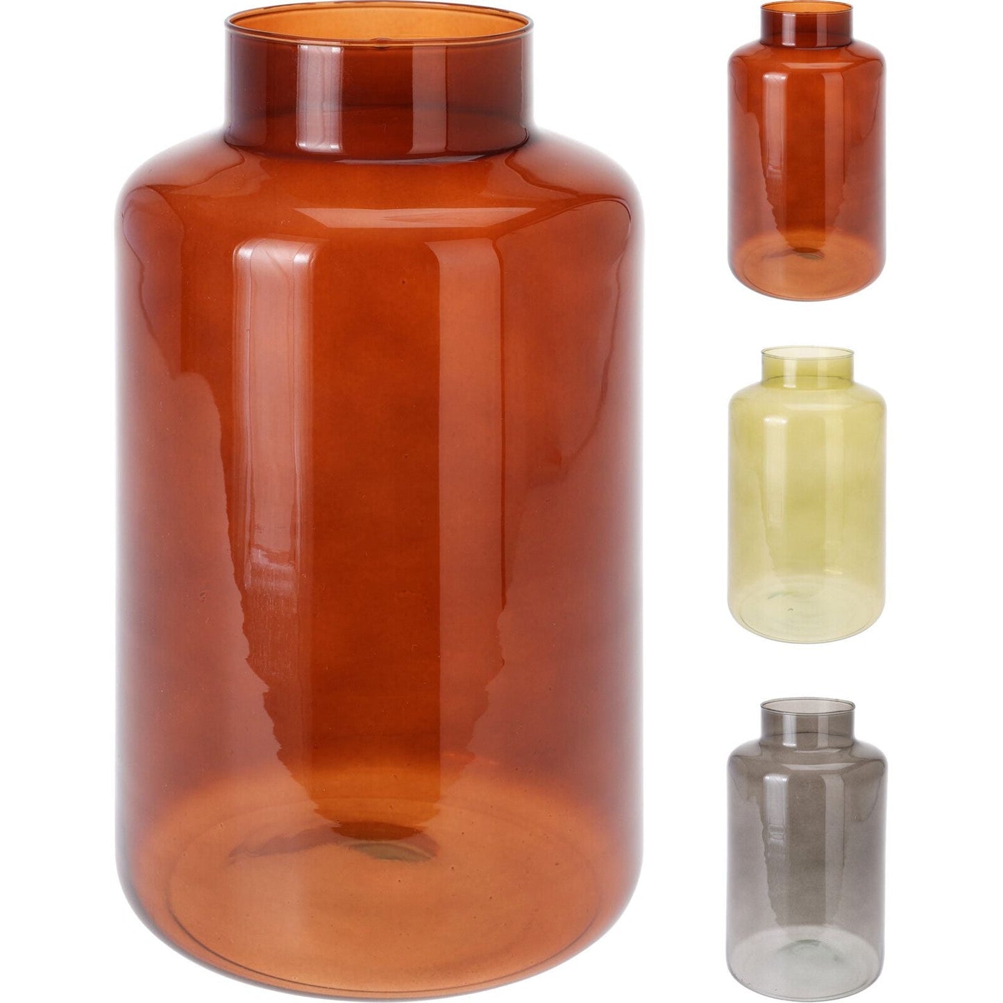 אגרטל זכוכית ממוחזרת 25 ס"מ