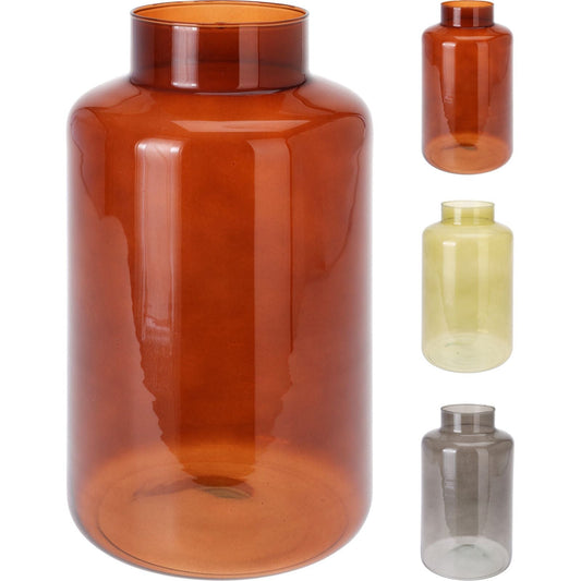 אגרטל זכוכית ממוחזרת 25 ס"מ