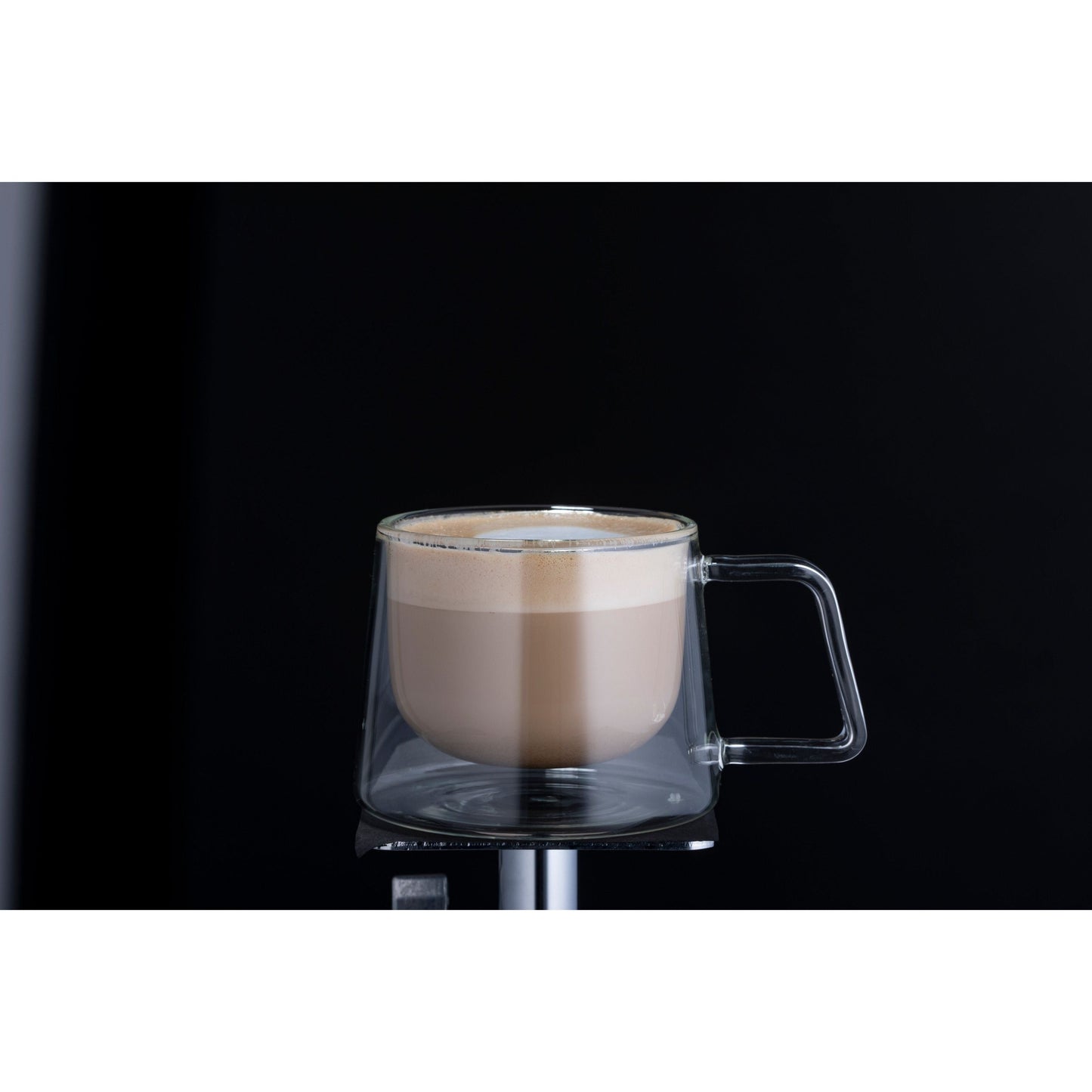 סט 2 מאגים זכוכית 250 מל זכוכית מרובע DOUBLE WALL