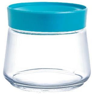 . צנצנת 0.5ליטר עם מכסה כחול LUMINARC