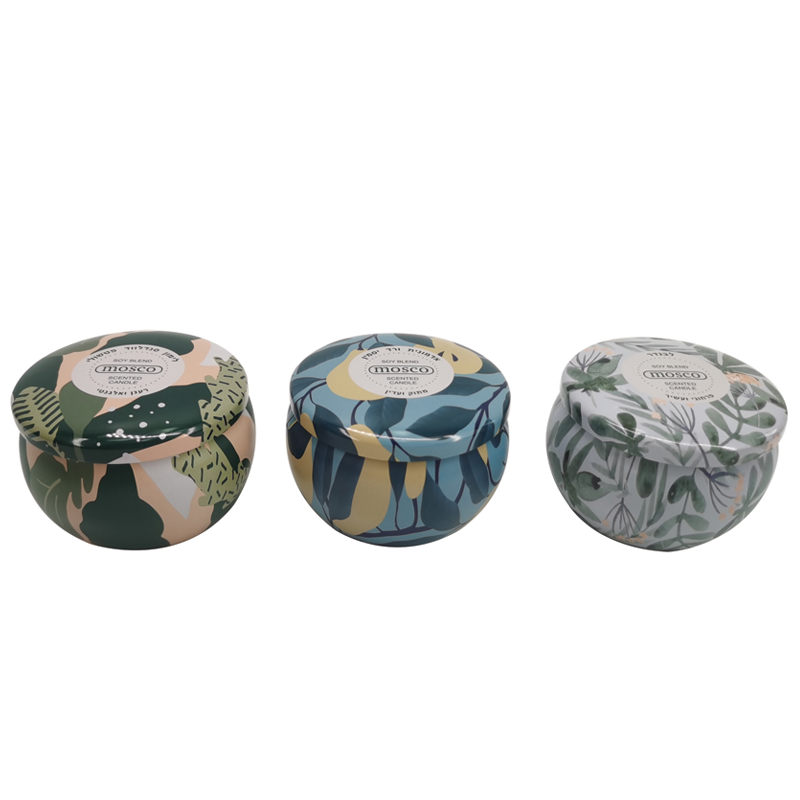 נר מתכת מצוייר