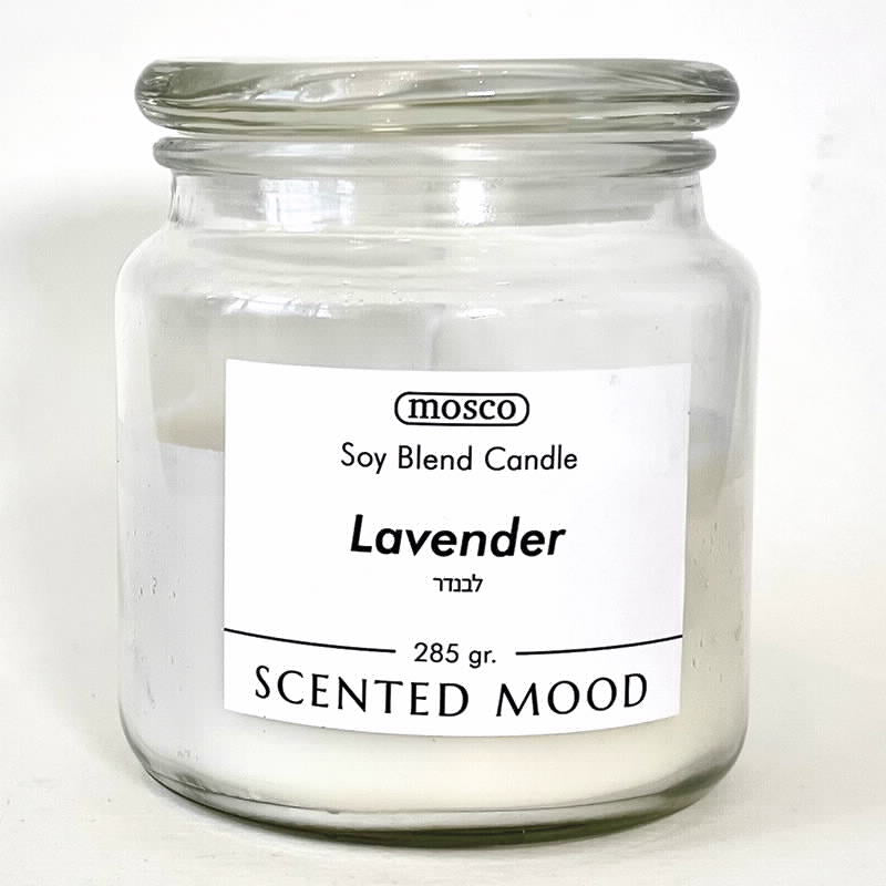 נר מכסה גדול שקוף פרימיום