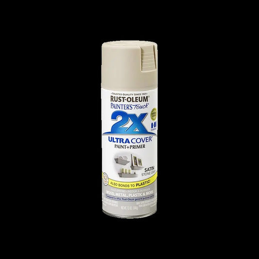 תרסיס ספריי צבע אפור גרניט משי X2