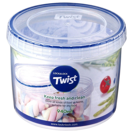 קופסא טוויסט עגולה 940 מל  מבית Lock&Lock