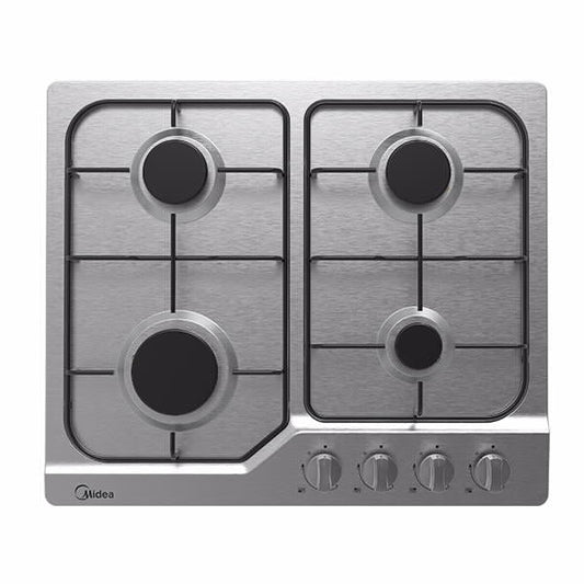 כיריים גז 4 להבות נירוסטהאמאייל 60סמ MIDEA 60SJ401