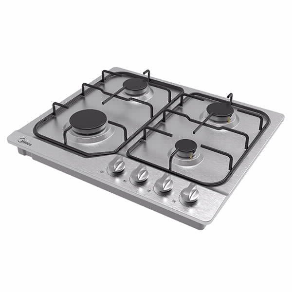 כיריים גז 4 להבות נירוסטהאמאייל 60סמ MIDEA 60SJ401