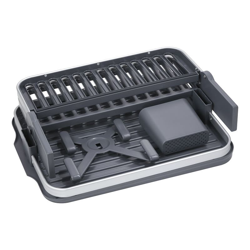 מייבש כלים אלומניום אפור