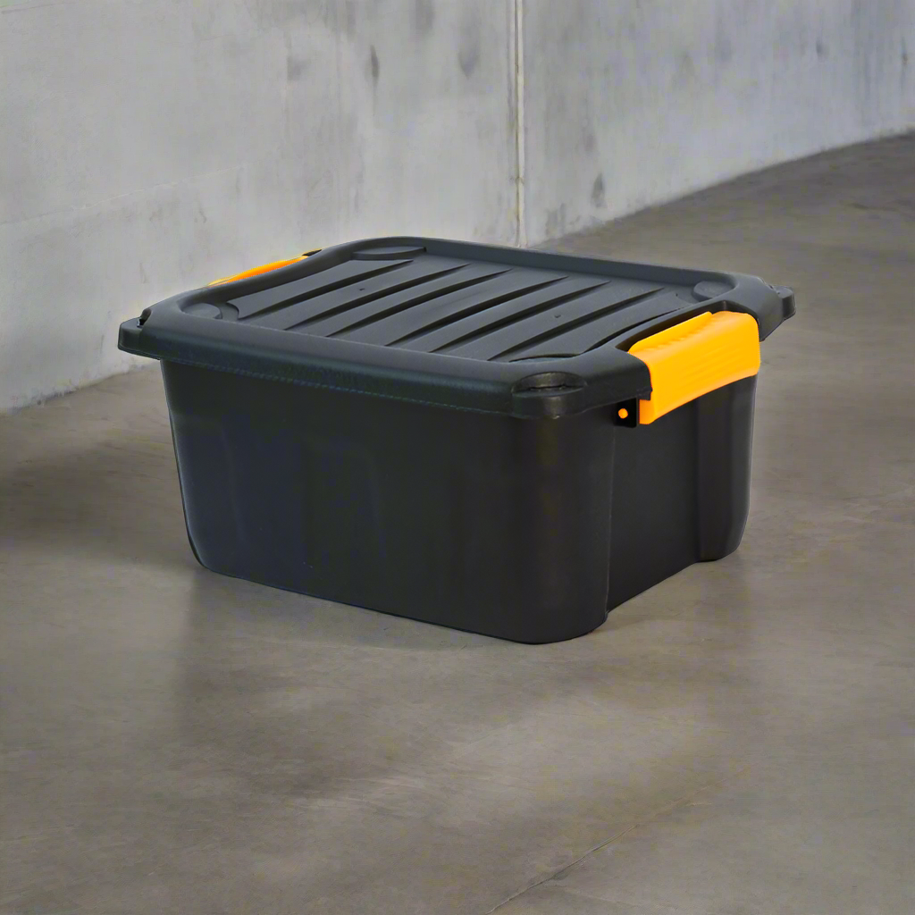 ארגז אחסון 12 ליטר + מכסה Black-Box