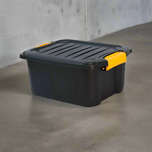 ארגז אחסון 12 ליטר + מכסה Black-Box