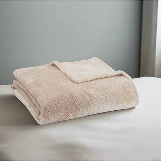 שמיכה זוגית 220/200 סמ נבדה קפה