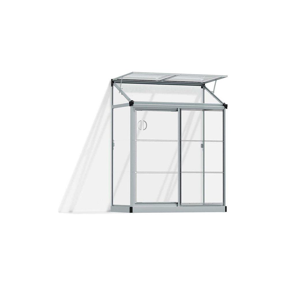 חממה ביתית 0.6X1.3 Lean To כסף-שקוף מבית