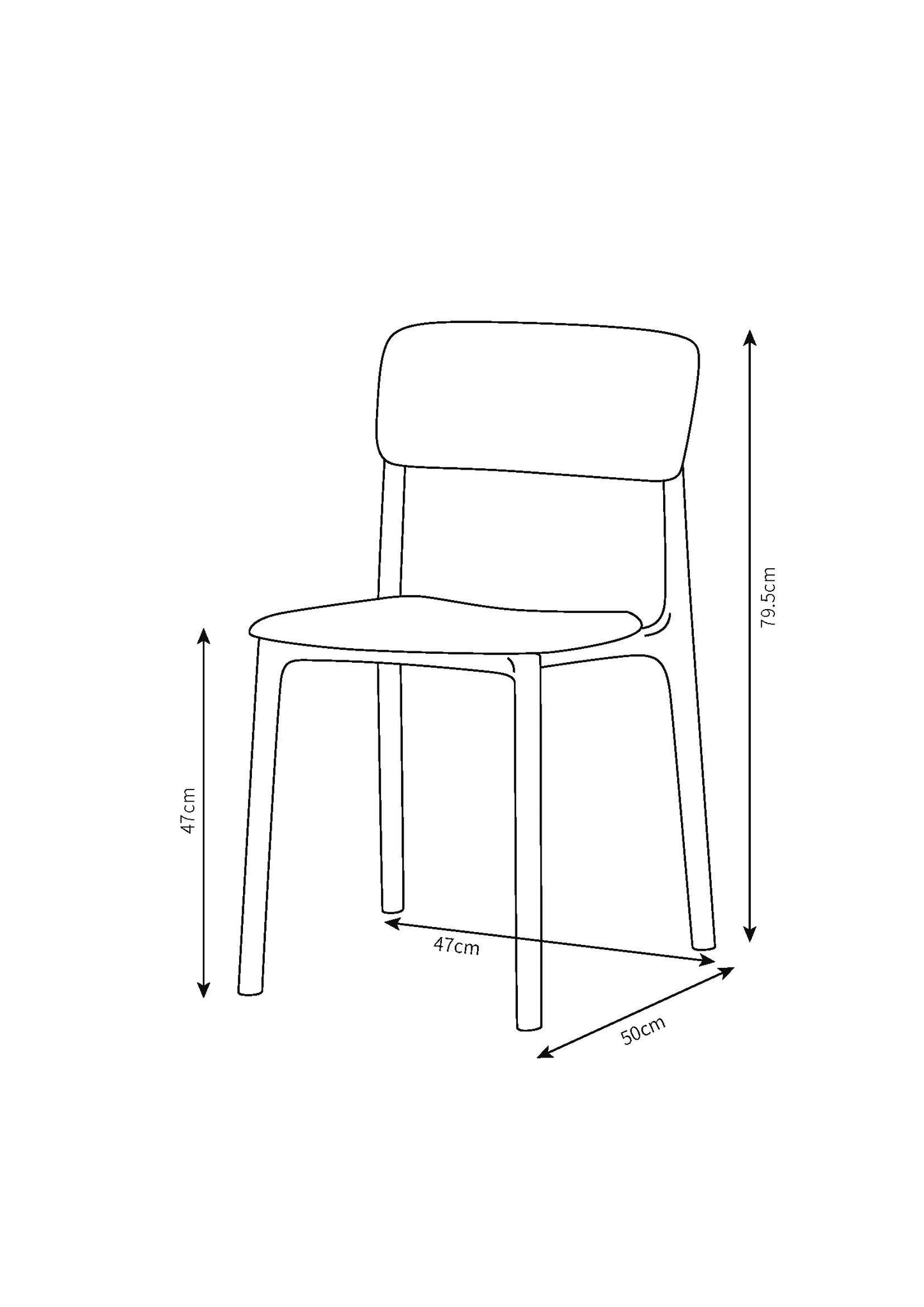 כסא אוראן שחור