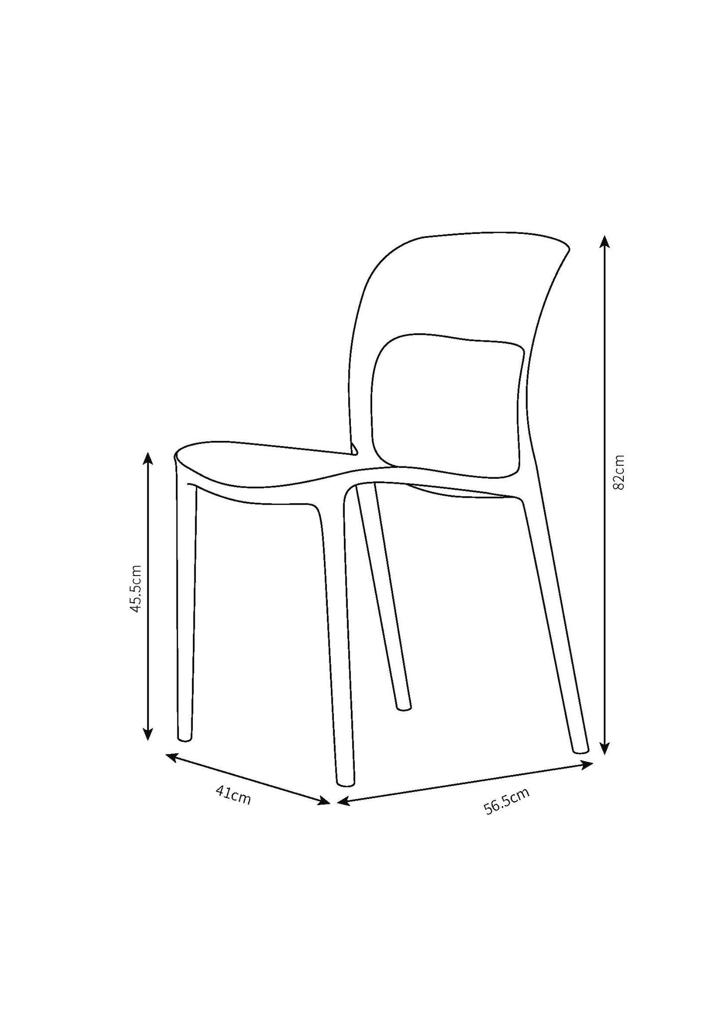 כסא גאמה לבן