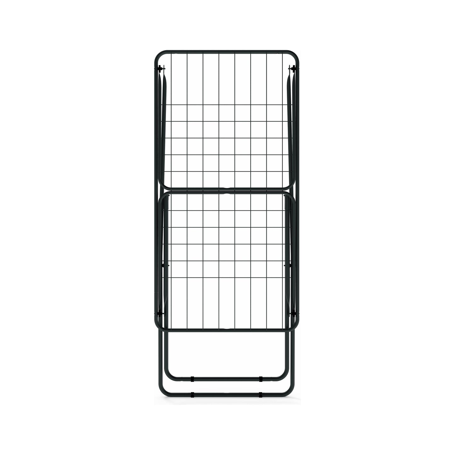 מתקן כביסה מתכת שחור FRESCO 18120