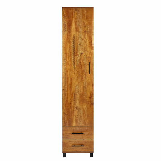 ארון דלת אחת עם שתי מגירות דגם טולדו צבע עץ